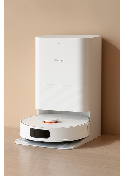 7000PA Yüksek Emiş Güçlü Istasyonlu Akıllı Halı Algılama Özellikli Robot Süpürge | Kendini Temizleme, Otomatik Paspas Bezi Yıkama, Sıcak Hava ile Kurutma + Tiftik Makinesi (Onerous)