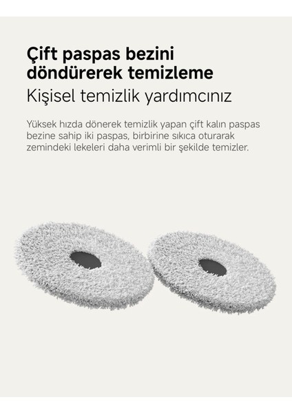 7000PA Yüksek Emiş Güçlü Istasyonlu Akıllı Halı Algılama Özellikli Robot Süpürge | Kendini Temizleme, Otomatik Paspas Bezi Yıkama, Sıcak Hava ile Kurutma + Tiftik Makinesi (Onerous) fırsatları