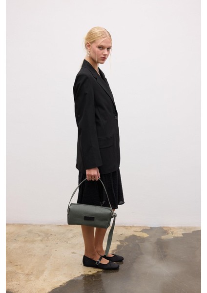 Huge Latice Bag Khaki