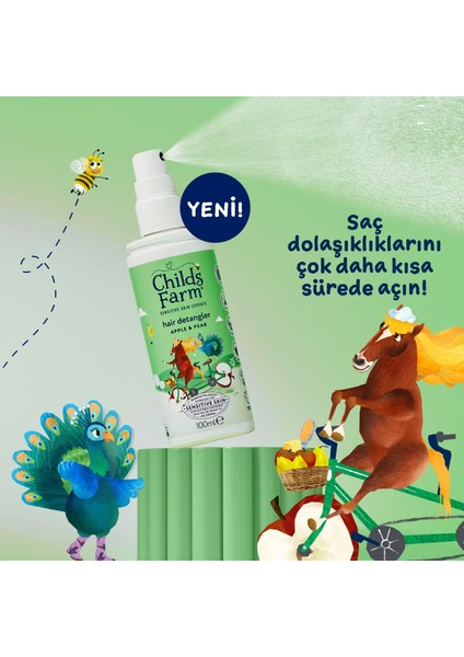 Elma ve Armut Özlü Kolay Tarama Çocuk Saç Spreyi 100ML fiyatları