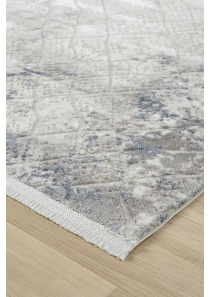 Maçka Mavi Halı Akrilik Halı Yumuşak Dokulu Salon Oturma Odası Yatak Odası Halısı 4005 indirimleri