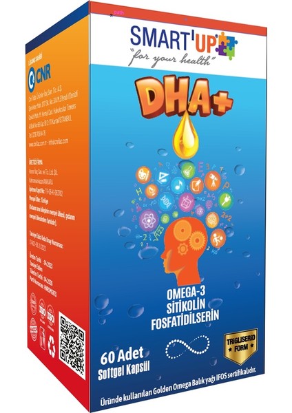 Sitikolin Dha Omega 3 ve Fosfatidilserin iceren Balık Yağı B12 ( 60 SoftJel )