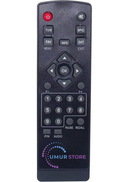 2100-3100 Uydu Alıcı Kumandası