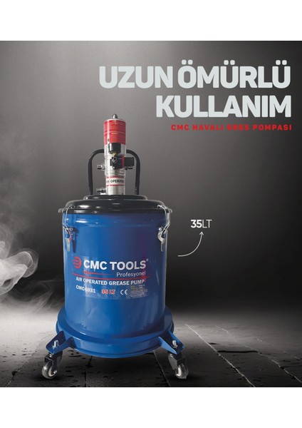 Havalı Gres Pompası 35 Litre fiyatları