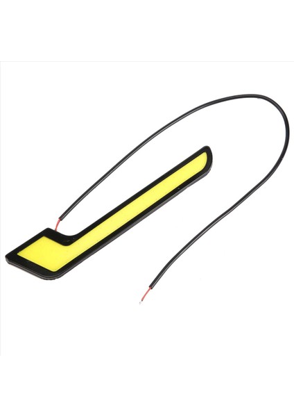 1PAIR Yüksek Güçlü L-şekilli Cob Drl Araç LED Gündüz Koşu Foları Sis Lambası Beyaz DC12V (Yurt Dışından)