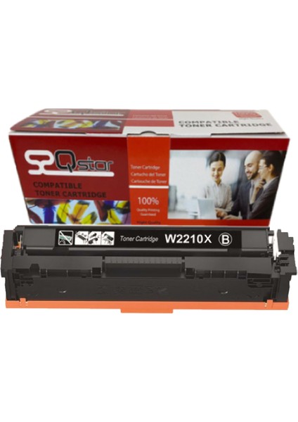 Hp W2210X 207X Muadil Toner Çipli Siyah Yüksek Kapasite Toner M255 Mfp M282 Mfp M283