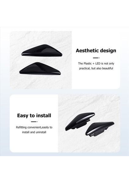 2pcs füme araba dinamik LED yan işaretleyici dönüş sinyali ışığı BMW X3 F25 X5 E70 X6 E71 E72 2008-2014 (Yurt Dışından) fiyatları