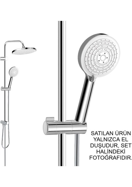 | Valtemo Patentli Kireç Temizleyicili, Kireç Kırıcılı El Duşu modelleri