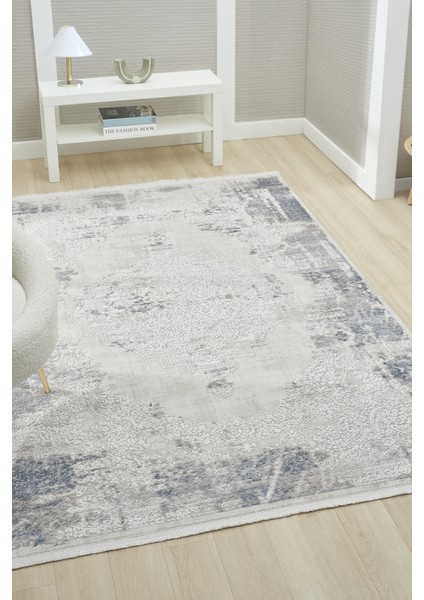 Maçka Mavi Halı Akrilik Halı Yumuşak Dokulu Salon Oturma Odası Yatak Odası Halısı 4002 fiyatları