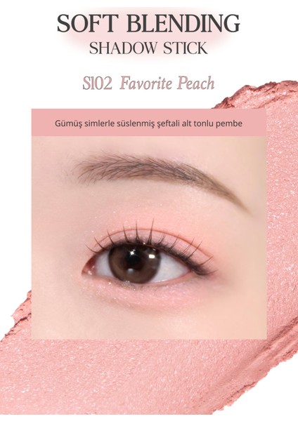 Kremsi, Kolayca Uygulanan ve Sabitlenen Fırçalı Kalem Far Clıo Soft Blending Shadow Stick (S102) fiyatları