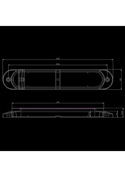 Araba LED Dinamik Dönüş Sinyal Işıkları 12V-24V KAYA IŞIK UYARI IŞIK LAMP LAMP OUS TRAFER RV KAMYON MK-021, B (Yurt Dışından)
