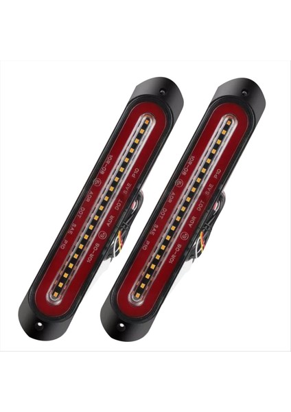 Araba LED Dinamik Dönüş Sinyal Işıkları 12V-24V KAYA IŞIK UYARI IŞIK LAMP LAMP OUS TRAFER RV KAMYON MK-021, B (Yurt Dışından)