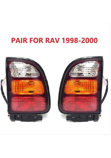Sol ve sağ arka kuyruk ışık freni lambaları 81561-42050 8156042050 Toyota RAV4 1994-2000 Ters Tur Sinyali Arka lambası (Yurt Dışından)