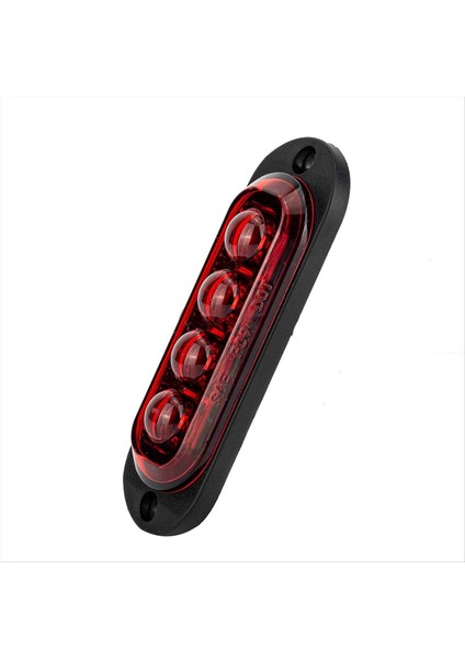 10pcs 12V-24V 4led araba yan işaretleri ışıklar dönüş sinyal ışıkları yan gösterge ışıkları römorklar için arka lamba kamyonlar kırmızı (Yurt Dışından)