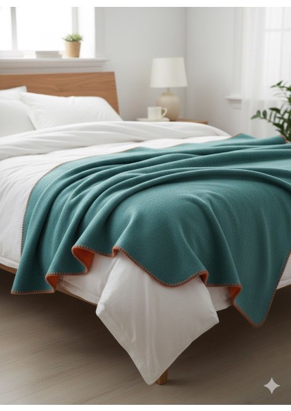 Çift Taraflı Çift Renk Yünlü Akrilik Polar Battaniye - Tv Battaniyesi 180X220 - 2200 Gram (9 Renk )