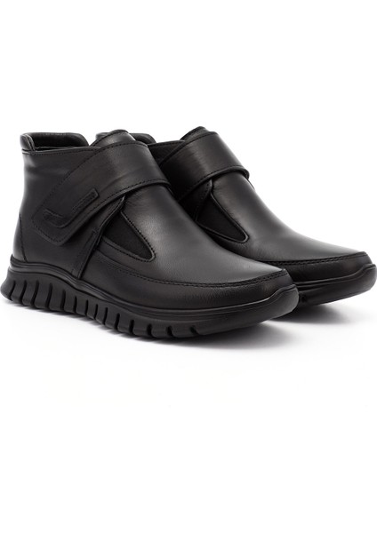 Kadın Siyah Cırlı Hakiki Deri Comfort Bot fiyatları