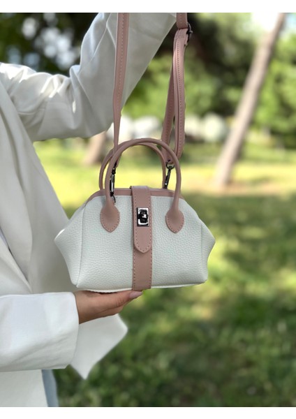 Nçs Kadın El ve Omuz Çantası -Zerafetin Minimal Hali(En:18~boy:13)