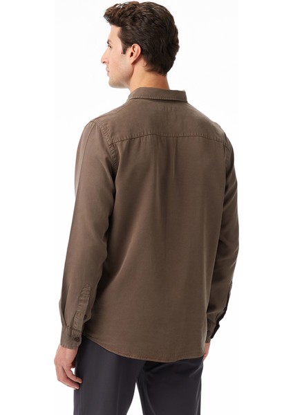 Erkek Yeşil Classic Fit Gömlek W57536T.3TM fiyatları