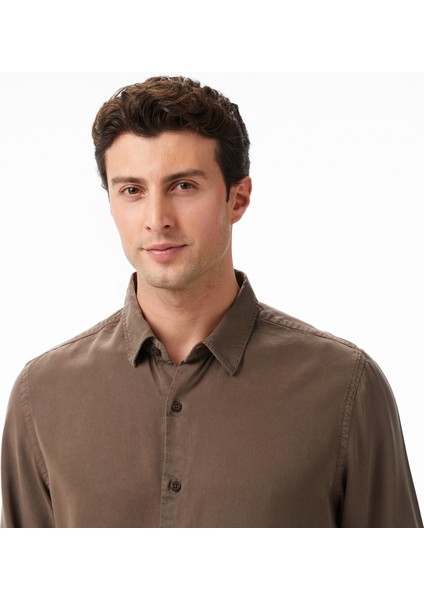 Erkek Yeşil Classic Fit Gömlek W57536T.3TM fırsatları