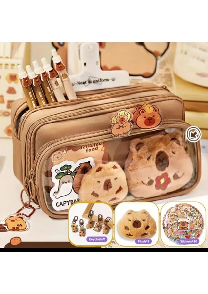 Kapibara Karikatür Detaylı Kalem Kutusu fiyatları