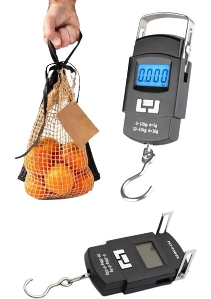 Profesyonel El Terazisi El Kantarı 50 kg Dijital Göstergeli Tartı