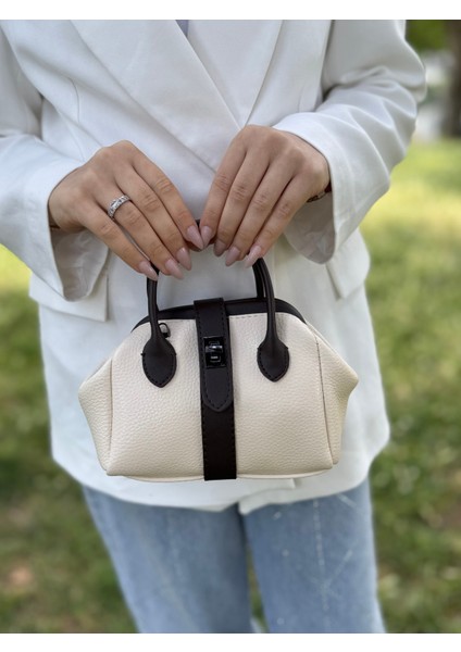 Nçs Kadın El ve Omuz Çantası -Zerafetin Minimal Hali(En:18~boy:13)