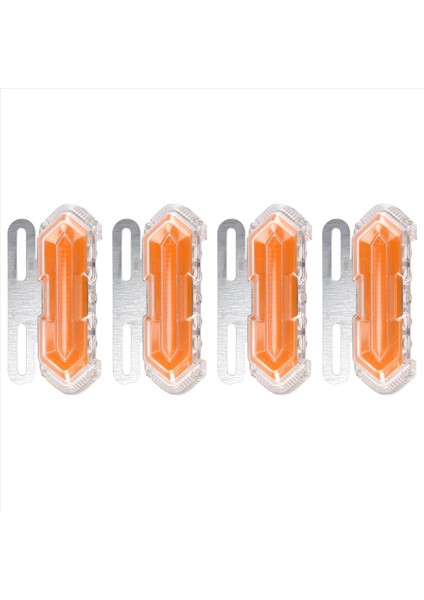 4pcs 24V LED Araba Yan İşaretli Işıklar Dönüş sinyal ışıkları kamyon yan ışıkları römork kamyonları için uygun (Yurt Dışından)