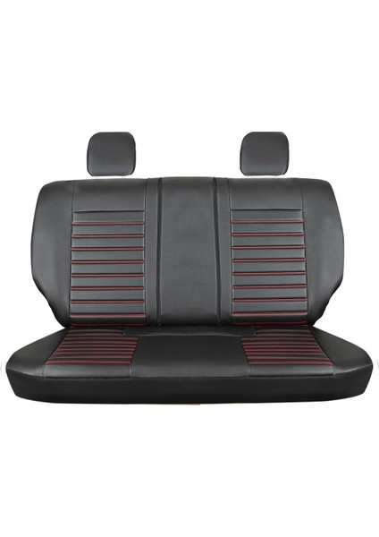 Honda Cr-V Deri Oto Koltuk Kılıfı Ön Arka Set Siyah Kırmızı Original Seri Scr 97-18 modelleri