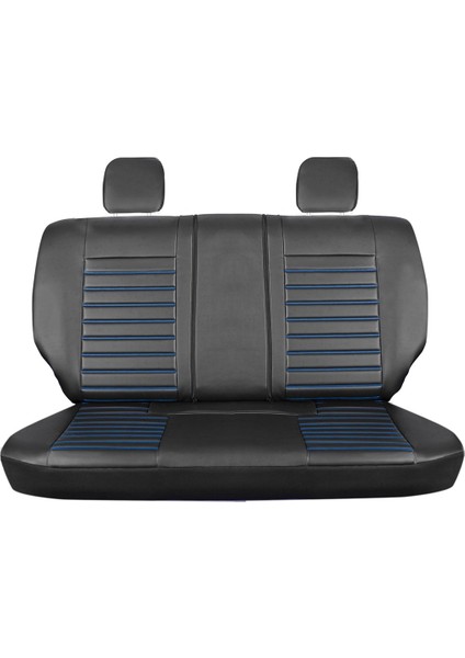 Seat Ibiza Yeni Deri Oto Koltuk Kılıfı Ön Arka Set Siyah Mavi Original Seri Scr fırsatları