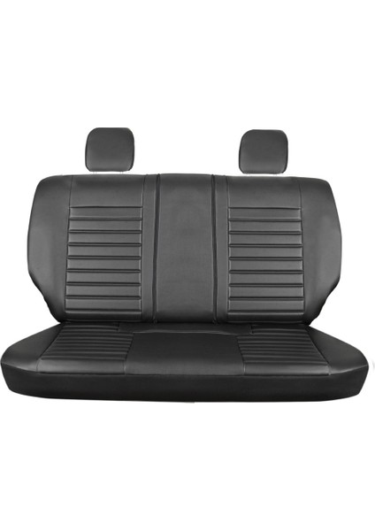 Renault Megane 1 Deri Oto Koltuk Kılıfı Ön Arka Set Siyah Original Seri Scr fırsatları