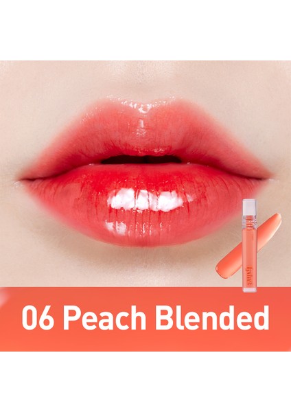 Glow Fixing Tint / Dudakları Parlatan ve Dolgunlaştıran, Uzun Süre Kalıcı Tint - 06 Peach Blended