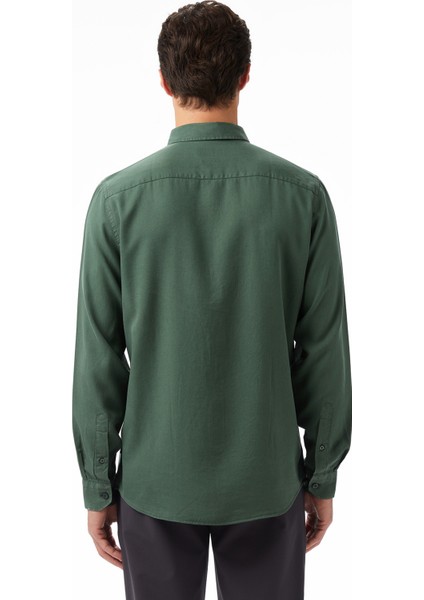 Erkek Yeşil Classic Fit Gömlek W57232T.3CL fiyatları