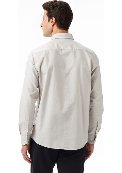 Erkek Gri Classic Fit Gömlek W57435T.0GV fiyatları