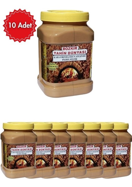 Kepeksiz Tahin 1,9 kg x 10 Adet | Doğal Susam Ezmesi | Yüksek Enerji ve Besleyici Lezzet