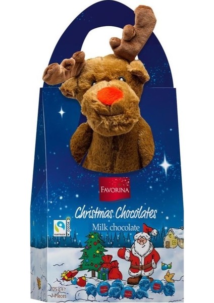 Christmas Chocolates - Peluş Geyik 125G