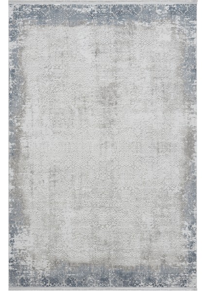 Maçka Mavi Halı Akrilik Halı Yumuşak Dokulu Salon Oturma Odası Yatak Odası Halısı 4003