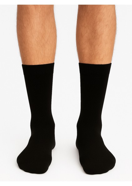 Erkek Uzun Kışlık Pamuklu Çorap %85 Pamuk,%15 Likra Siyah-Füme-Gri-Lacivert modelleri
