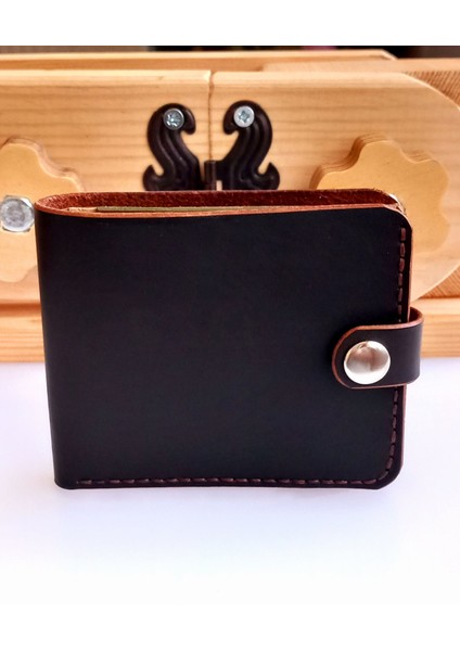 El Yapımı Hakiki Deri Minimal Cepli Erkek Cüzdan fiyatları