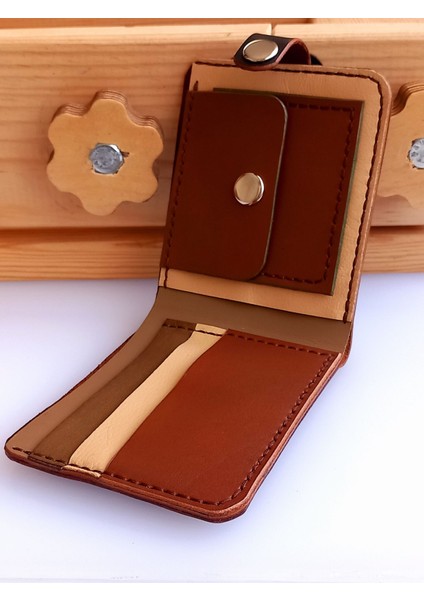 El Yapımı Hakiki Deri Minimal Cepli Erkek Cüzdan modelleri