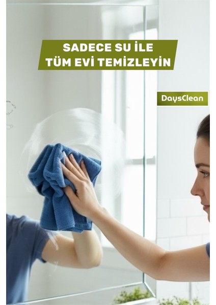 3'lü Mikrofiber Bulaşık Kurulama Bezi | Su Emici Cam Araba Temizlik Bezi | 40X40 | Leke ve Koku Yapmaz fırsatları