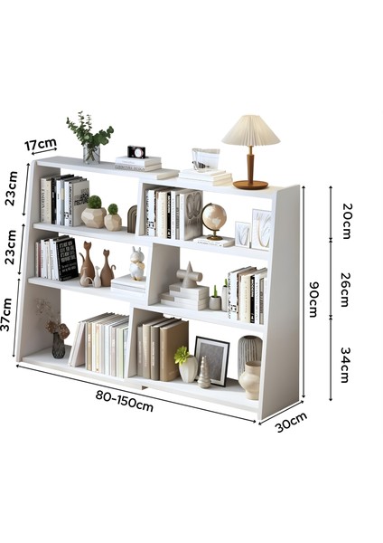 Uzatılabilir Merdiven Raflı Kitaplık Küçük Alanlar Veya Köşeler Için 3 Katlı Merdiven Tipi Alçak Kısa Kitaplık fiyatları