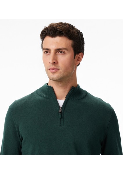 Erkek Yeşil Classic Fit Kazak S57104T.3PB fırsatları