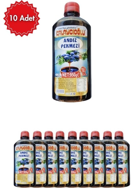 Andız Pekmezi 950 G x 10 / 12 / 16 Adet | Doğal ve Geleneksel Pekmez | Güçlü Aroma ve Yüksek Besin Değeri