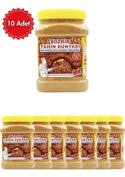 Tahin 935 gr x 10 Adet | Doğal Susam Ezmesi | Yüksek Enerji ve Besleyici Lezzet