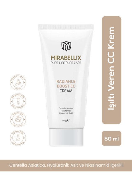 Işıltı Veren cc Krem – Centella Asiatica, Hyalüronik Asit ve Niasinamid Içerikli 50 ml modelleri