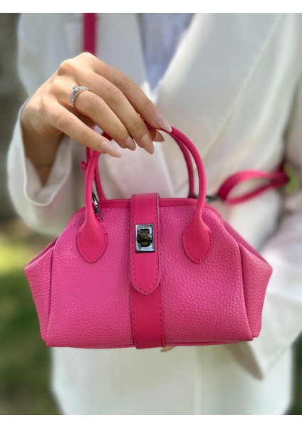 Nçs Kadın El ve Omuz Çantası -Zerafetin Minimal Hali(En:18~boy:13)