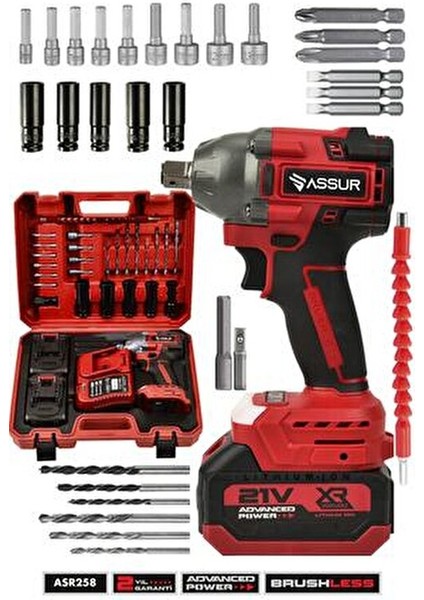 Akülü Darbeli Matkap 21V 2000mAh Çift Akü 12,7mm Mandren 450Nm Tork Gücü indirimleri