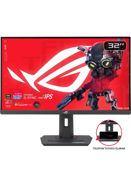 Rog Strix XG32UCG 31.5 Inç 160Hz 4K UHD 0.3ms 320Hz Full Hd Dual Mode Adaptive Sync Fast IPS Gaming Monitör