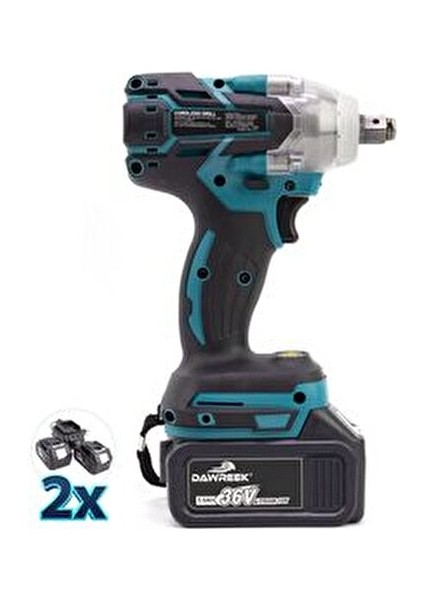 Elektrikli Somun Sıkma 36V 350 Nm Yüksek Tork 2 Akü ile Konforlu Kullanım