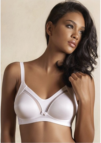 Yeni Inci 1610 Balensiz Telsiz Toparlayıcı Sütyen-Beyaz